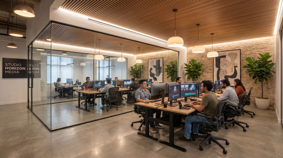 哔咔漫画公司办公环境